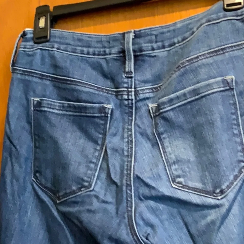 Athleta Women's Straight leg  Sculptek Jeans in Dark Blue - Picture 5 of 5